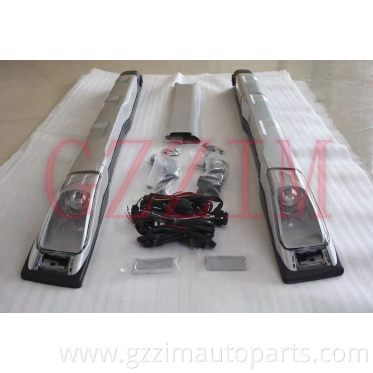 Car Accessories Aluminum Alloy Roof Rack Luggage Carrier With Light Used For X-Trail 2010+